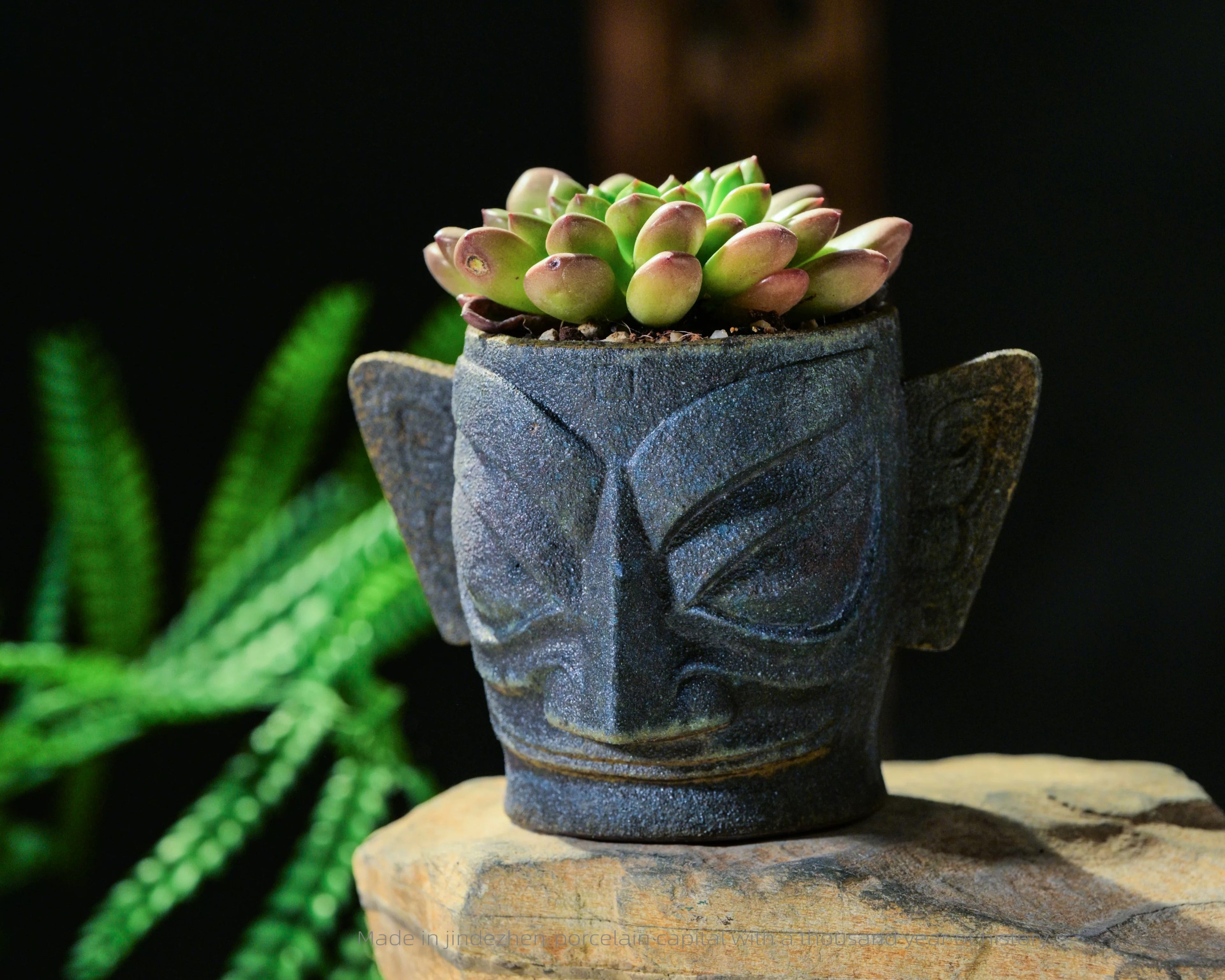 Sanxingdui succulent pot (without plant)