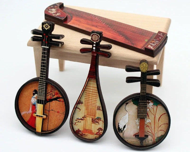 Chinese Music Instrument Fridge Magnet