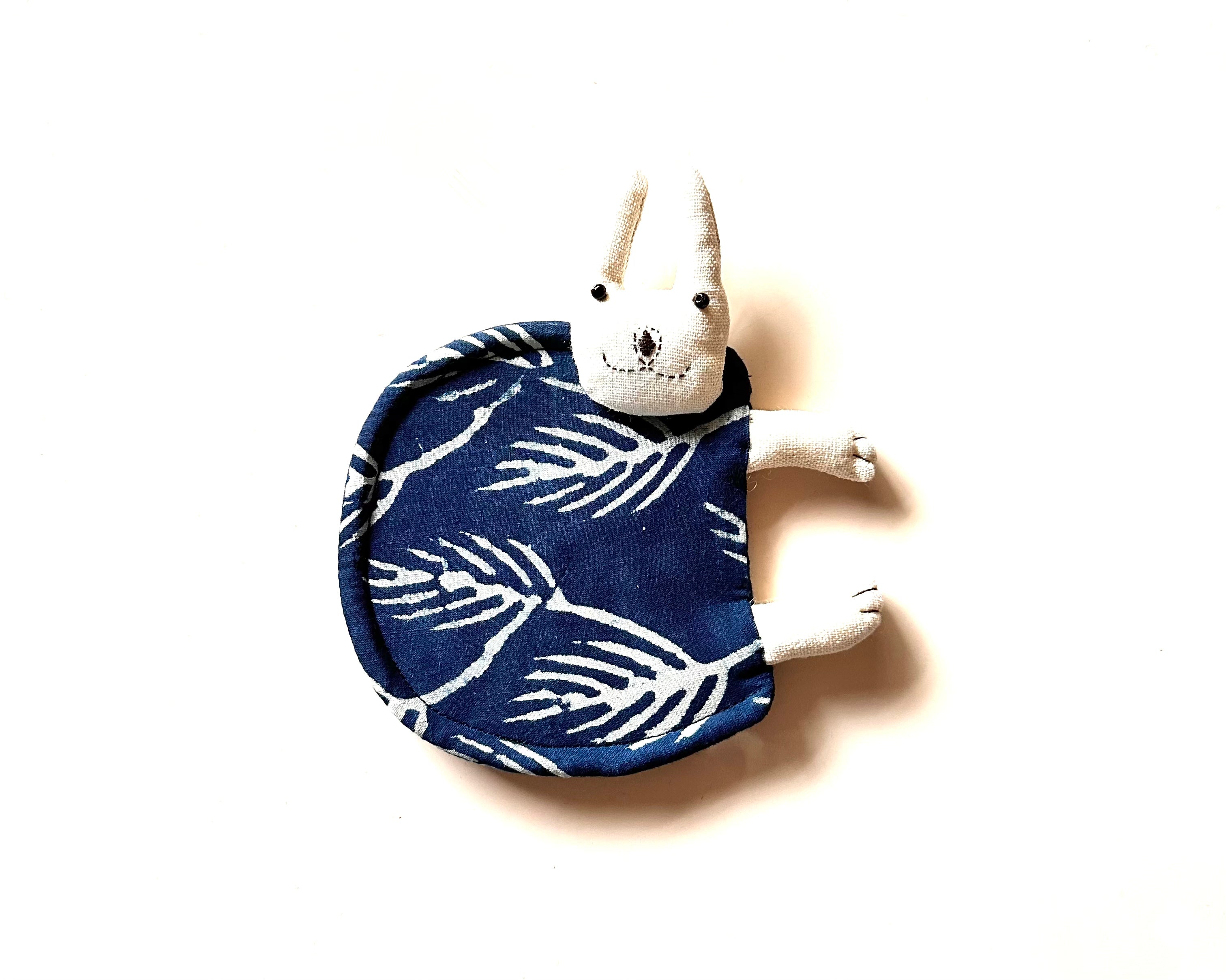 Handmade tie-dyed coaster