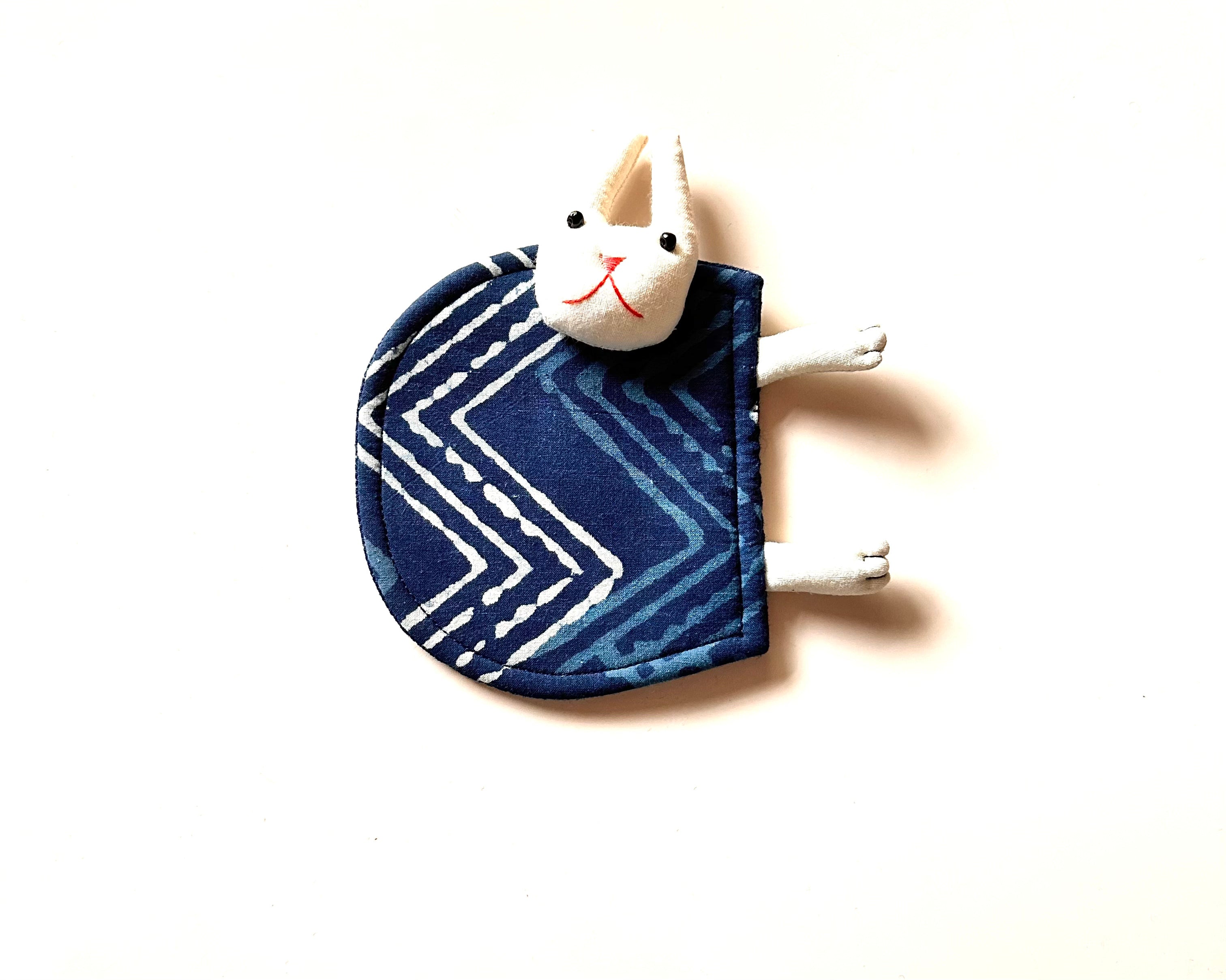 Handmade tie-dyed coaster