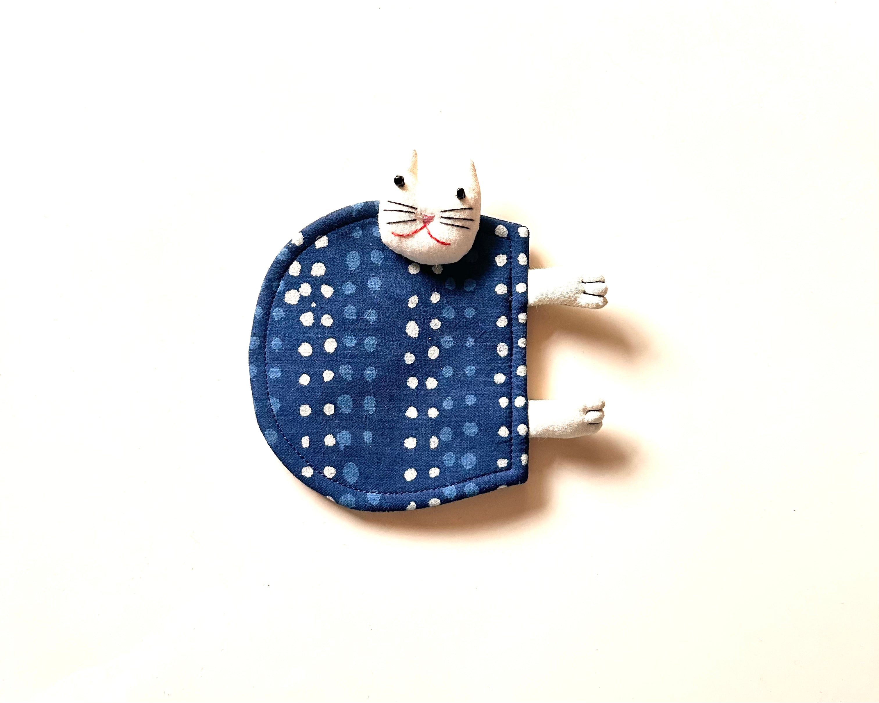 Handmade tie-dyed coaster