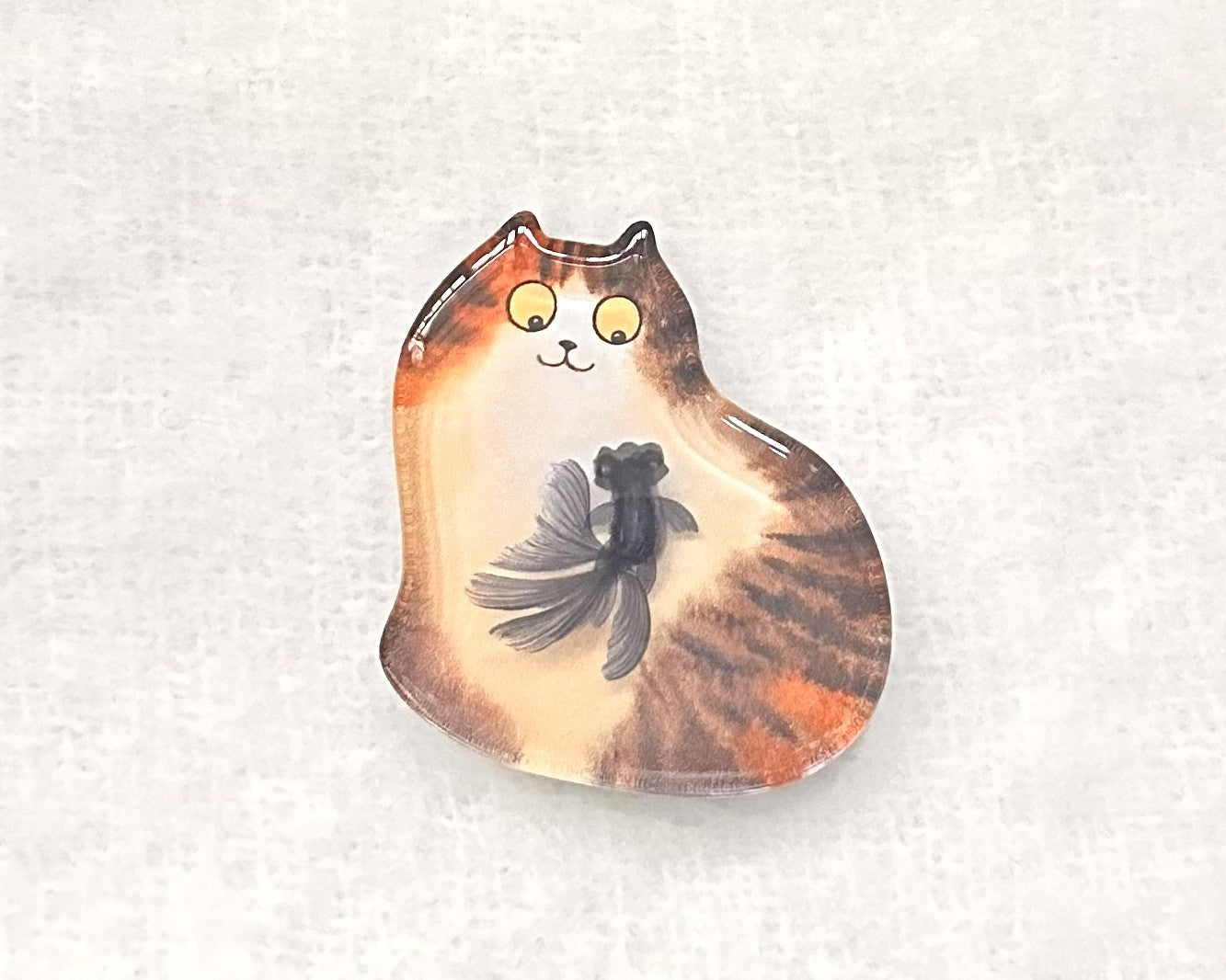 Palace Cat & Gold Fish Fridge Magnet