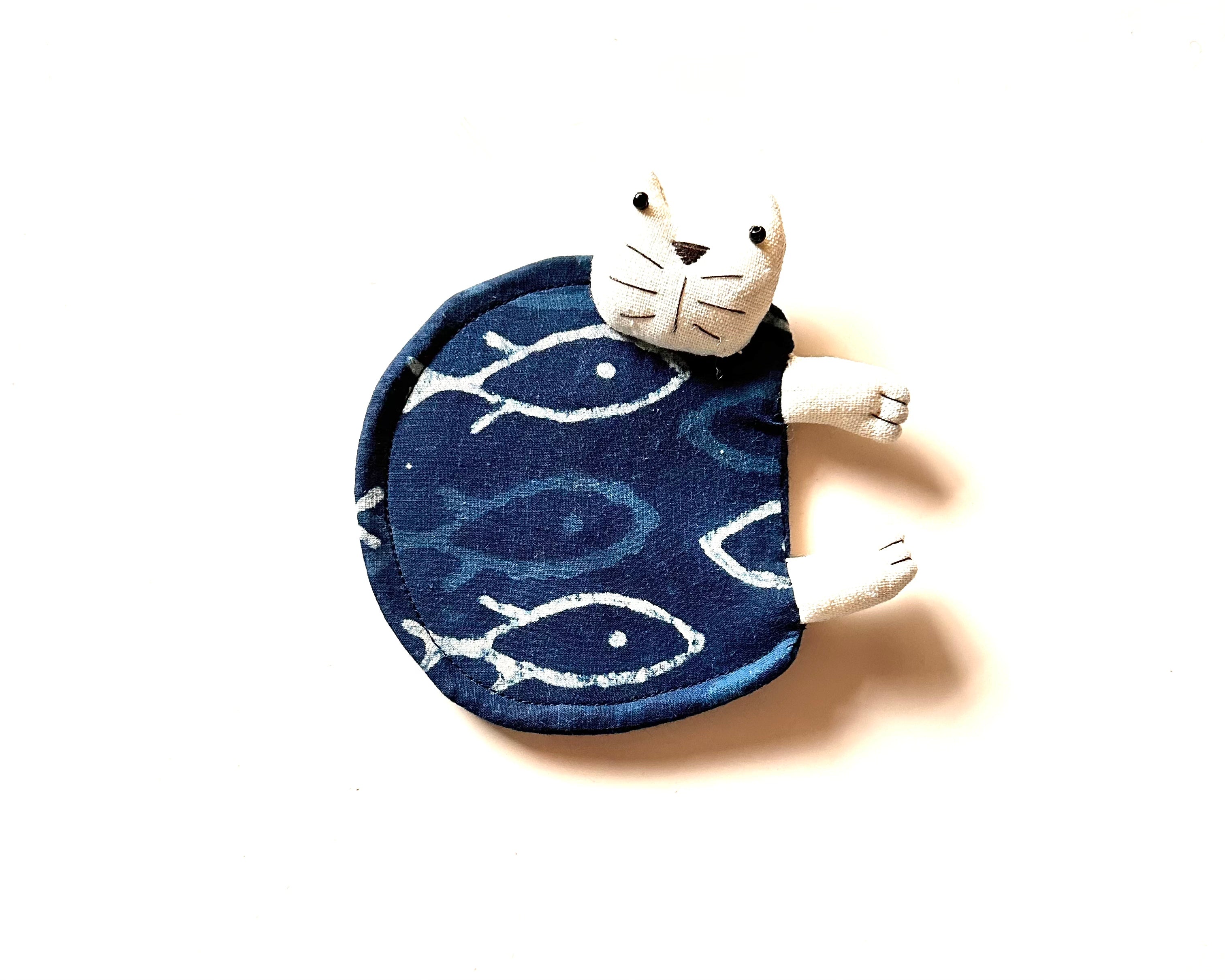 Handmade tie-dyed coaster