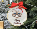 Christmas Embroideried Pendant